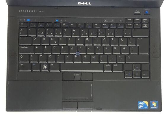 Ноутбук Dell Latitude E6410 / 14" (1440x900) TN / Intel Core i5-520M (2 (4) ядра по 2.4 - 2.93 GHz) / 8 GB DDR3 / 250 GB HDD / nVidia NVS 3100M, 512 MB GDDR3, 64-bit / WebCam / DVD-ROM / Win 10 Pro