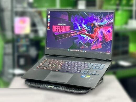 Игровой ноутбук HP Omen 17-ck1111nr / 17.3" (2560x1440) IPS / Intel Core i7-12700H (14 (20) ядер по 2.3 - 4.7 GHz) / 16 GB DDR5 / 1000 GB SSD M.2 / nVidia GeForce RTX 3070 Ti, 8 GB GDDR6, 256-bit / WebCam / Win 11 Home
