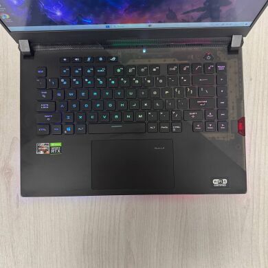Игровой ноутбук Б-класс Asus ROG Strix Scar G533QR / 15.6" (1920x1080) IPS / AMD Ryzen 9 5900HX (8 (16) ядер по 3.3 - 4.6 GHz) / 16 GB DDR4 / 512 GB SSD NVMe / nVidia GeForce RTX 3070, 8 GB GDDR6, 256-bit Игровой ноутбук Б-класс Asus ROG Strix Scar G533QR / 15.6" (1920x1080) IPS / AMD Ryzen 9 5900HX (8 (16) ядер по 3.3 - 4.6 GHz) / 16 GB DDR4 / 512 GB SSD NVMe / nVidia GeForce RTX 3070, 8 GB GDDR6, 256-bit