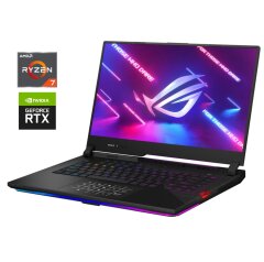 Ігровий ноутбук Б-клас Asus ROG Strix Scar G533QR / 15.6" (1920x1080) IPS / AMD Ryzen 9 5900HX (8 (16) ядер по 3.3 - 4.6 GHz) / 16 GB DDR4 / 512 GB SSD NVMe / nVidia GeForce RTX 3070, 8 GB GDDR6, 256-bit