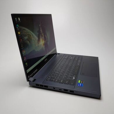 Мобільна робоча станція MSI WS66 11UKT-221 / 15.6" (1920x1080) IPS / Intel Core i7-11800H (8 (16) ядер по 2.3 - 4.6 GHz) / 32 GB DDR4 / 1000 GB SSD / nVidia RTX A3000, 6 GB GDDR6, 192-bit / WebCam / Win 11 Pro