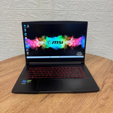 Игровой ноутбук MSI Thin GF63 12UC / 15.6" (1920x1080) IPS / Intel Core i5-12450H (8 (12) ядер по 3.3 - 4.4 GHz) / 16 GB DDR4 / 256 GB SSD / nVidia GeForce RTX 3050, 4 GB GDDR6, 128-bit / WebCam