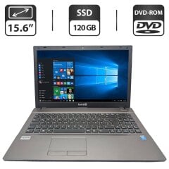 Ноутбук Terra Mobile 1529H / 15.6" (1366x768) TN / Intel Core i3-4000M (2 (4) ядра по 2.4 GHz) / 8 GB DDR3 / 120 GB SSD / Intel HD Graphics 4600 / WebCam / DVD-ROM