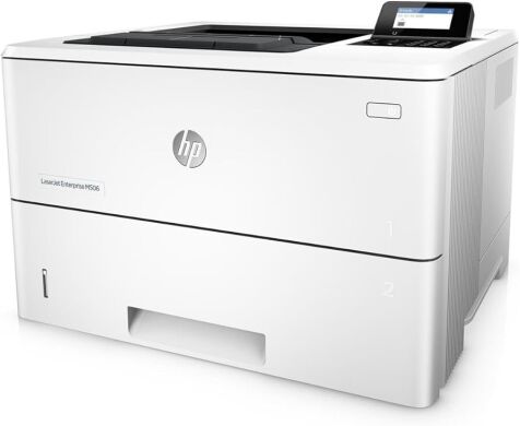 Принтер HP LaserJet Enterprise M506dn / лазерная монохромная печать / А4 / 1200x1200 dpi / 45 стр/мин / USB 2.0, Ethernet / Дуплекс