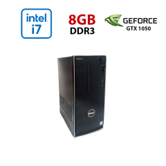 Ігровий ПК Dell Inspirion 3650 / Intel Core i7-6700K (4 (8) ядра по 4.0 - 4.2 GHz) / 8 GB DDR3 / 512 GB SSD / nVidia GeForce GTX 1050, 2 GB GDDR5, 128-bit / Wi-Fi+Bluetooth / DVD / Win 10 Home Lic
