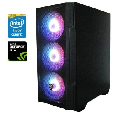 Ігровий ПК MSI Mag Forge Ultra Tower / Intel Core i7-4790 (4 (8) ядра по 3.6 - 4.0 GHz) / 16 GB DDR3 / 250 GB SSD + 1000 GB HDD / nVidia GeForce GTX 1060 Gaming, 6 GB GDDR5, 192-bit / Win 10 Pro + Кабель живлення