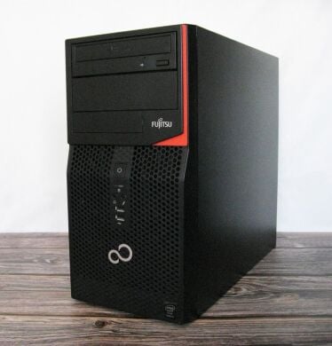 Игровой ПК Fujitsu Esprimo P420 E85+ Tower / Intel Core i5-4430 (4 ядра по 3.0 - 3.2 GHz) / 16 GB DDR3 / 128 GB SSD + 500 GB HDD / nVidia GeForce GTX 745, 2 GB GDDR3, 128-bit / DVD-RW / Win 10 Pro + Кабель питания