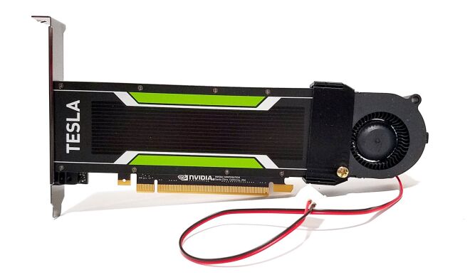 Дискретная видеокарта nVidia Tesla P4, 8 GB GDDR5, 256-bit + Кулер