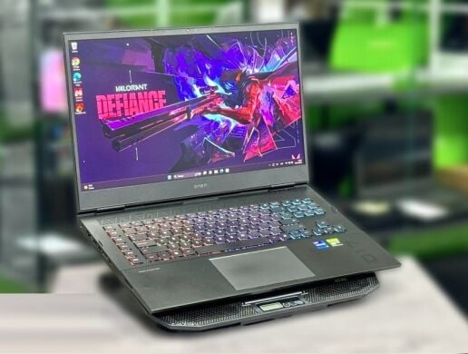 Игровой ноутбук HP Omen 17-ck1111nr / 17.3" (2560x1440) IPS / Intel Core i7-12700H (14 (20) ядер по 2.3 - 4.7 GHz) / 16 GB DDR5 / 1000 GB SSD M.2 / nVidia GeForce RTX 3070 Ti, 8 GB GDDR6, 256-bit / WebCam / Win 11 Home