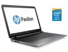 Ноутбук Б-класс HP Pavilion 17-g015dx / 17.3" (1600x900) TN / Intel Core i7-5500U (2 (4) ядра по 2.4 - 3.0 GHz) / 8 GB DDR3 / 240 GB SSD / Intel HD Graphics 5500 / WebCam / Win 10 Home