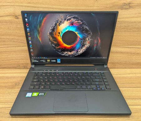 Игровой ноутбук Asus Zephyrus S GX 502GW / 15.6" (1920x1080) IPS / Intel Core i7-9750H (6 (12) ядер по 2.6 - 4.5 GHz) / 16 GB DDR4 / 1000 GB SSD / nVidia GeForce RTX 2070, 8 GB GDDR6, 256-bit / HDMI / Windows 10