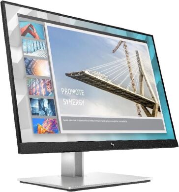Монітор HP E24i / 24" (1920x1200) IPS / 1x HDMI, 1x DisplayPort, 1x VGA, 5x USB 3.2 / VESA 100x100 / Pivot