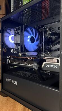Збірка під замовлення: ігровий ПК Montech Air 100 ARGB Tower / AMD Ryzen 5 8400F (6 (12) ядер по 4.2 - 4.7 GHz) / 32 GB DDR5 / 1000 GB SSD M.2 / AMD Radeon RX 6800, 16 GB GDDR6, 256-bit / 750W Збірка під замовлення: ігровий ПК Montech Air 100 ARGB Tower / AMD Ryzen 5 8400F (6 (12) ядер по 4.2 - 4.7 GHz) / 32 GB DDR5 / 1000 GB SSD M.2 / AMD Radeon RX 6800, 16 GB GDDR6, 256-bit / 750W