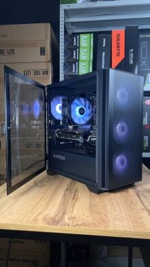 Збірка під замовлення: ігровий ПК Montech Air 100 ARGB Tower / AMD Ryzen 5 8400F (6 (12) ядер по 4.2 - 4.7 GHz) / 32 GB DDR5 / 1000 GB SSD M.2 / AMD Radeon RX 6800, 16 GB GDDR6, 256-bit / 750W Збірка під замовлення: ігровий ПК Montech Air 100 ARGB Tower / AMD Ryzen 5 8400F (6 (12) ядер по 4.2 - 4.7 GHz) / 32 GB DDR5 / 1000 GB SSD M.2 / AMD Radeon RX 6800, 16 GB GDDR6, 256-bit / 750W