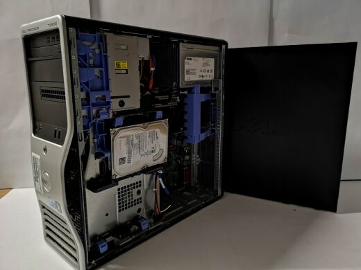 Рабочая станция Dell Precision T3500 Tower / Intel Xeon W3530 (4 (8) ядра по 2.8 - 3.06 GHz) / 4 GB DDR3 / 250 GB HDD / nVidia Quadro FX 1800, 768 MB, 192-bit / DVD-RW
