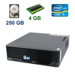 Системный блок Fujitsu Esprimo E9900 Desktop / Intel Core i5-650 (2 (4) 3.2 - 3.46 GHz) / 4 GB DDR3 / 250 GB HDD