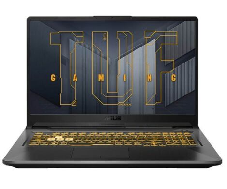 Игровой ноутбук Asus TUF Gaming F17 FX706HF-HX013W / 17.3" (1920x1080) IPS / Intel Core i5-11400H (6 (12) ядер по 2.2 - 4.5 GHz) / 16 GB DDR4 / 960 GB SSD / nVidia GeForce RTX 2050, 4 GB GDDR6, 64-bit / WebCam