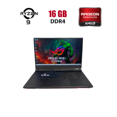 Ігровий ноутбук Б-клас Asus ROG Strix G15 G513QY / 15.6" (2560x1440) IPS / AMD Ryzen 9 5980HX (8 (16) ядер по 3.3 - 4.8 GHz) / 16 GB DDR4 / 1000 GB SSD NVMe / AMD Radeon RX 6800M, 12 GB GDDR6, 192-bit