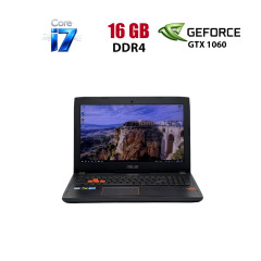 Ігровий ноутбук Б-клас Asus ROG Strix GL502VM-BI7N10 / 15.6" (1920x1080) IPS / Intel Core i7-7700HQ (4 (8) ядра по 2.8 - 3.8 GHz) / 16 GB DDR4 / 480 GB SSD / nVidia GeForce GTX 1060, 3 GB GDDR5, 192-bit / WebCam