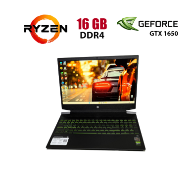 Ігровий ноутбук Б-клас HP Pavilion Gaming 15-ec2121nr / 15.6" (1920x1080) IPS / AMD Ryzen 5 5600H (6 (12) ядер по 3.3 - 4.2 GHz) / 16 GB DDR4 / 512 GB SSD / nVidia GeForce GTX 1650, 4 GB GDDR5, 128-bit / WebCam Ігровий ноутбук Б-клас HP Pavilion Gaming 15-ec2121nr / 15.6" (1920x1080) IPS / AMD Ryzen 5 5600H (6 (12) ядер по 3.3 - 4.2 GHz) / 16 GB DDR4 / 512 GB SSD / nVidia GeForce GTX 1650, 4 GB GDDR5, 128-bit / WebCam