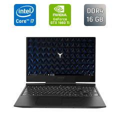 Игровой ноутбук Lenovo Legion Y545 / 15.6" (1920x1080) IPS / Intel Core i7-9750H (6 (12) ядер по 2.6 - 4.5 GHz) / 16 GB DDR4 / 512 GB SSD / nVidia GeForce GTX 1660 Ti, 6 GB GDDR6, 192-bit / WebCam / Windows 10