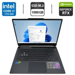 Игровой ноутбук MSI Cyborg 15 A12VF / 15.6" (1920x1080) IPS / Intel Core i7-12650H (10 (16) ядер по 2.3 - 4.7 GHz) / 16 GB DDR5 / 1000 GB SSD M.2 / nVidia GeForce RTX 4060, 8 GB GDDR6, 128-bit / WebCam