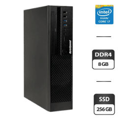 Комп'ютер  Б-клас ByteSpeed SFF / Intel Core i7-9700 (8 ядер по 3.0 - 4.7 GHz) / 8 GB DDR4 / 256 GB SSD / Intel UHD Graphics 630 / HDMI / DisplayPort / VGA / DVD-ROM Комп'ютер  Б-клас ByteSpeed SFF / Intel Core i7-9700 (8 ядер по 3.0 - 4.7 GHz) / 8 GB DDR4 / 256 GB SSD / Intel UHD Graphics 630 / HDMI / DisplayPort / VGA / DVD-ROM