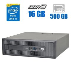 Компьютер HP ProDesk 600 G1 SFF / Intel Core i5-4460 (4 ядра по 3.2 - 3.4 GHz) / 16 GB DDR3 / 500 GB HDD / Intel HD Graphics 4600