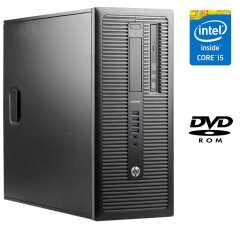 Комп'ютер HP ProDesk 600 G1 Tower / Intel Core i5-4570 (4 ядра по 3.2 - 3.6 GHz) / 4 GB DDR3 / no HDD / Intel HD Graphics 4600 / DVD-ROM / DisplayPort