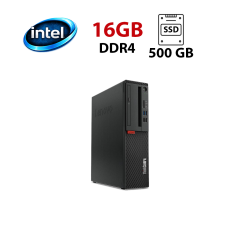 Комп'ютер Lenovo ThinkCentre M720s SFF / Intel Core i5-8400 (6 ядер по 2.8 - 4.0 GHz) / 16 GB DDR4 / 500 GB SSD / Intel UHD Graphics 630