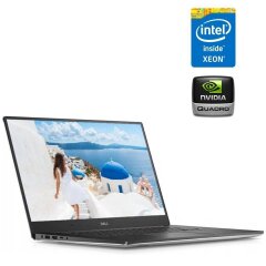 Мобільна робоча станція Dell Precision 5520 / 15.6" (3840x2160) IPS Touch / Intel Xeon E3-1505M v5 (4 (8) ядра по 2.8 - 3.7 GHz) / 32 GB DDR4 / 512 GB SSD / nVidia Quadro M1200, 4 GB GDDR5, 128-bit / WebCam