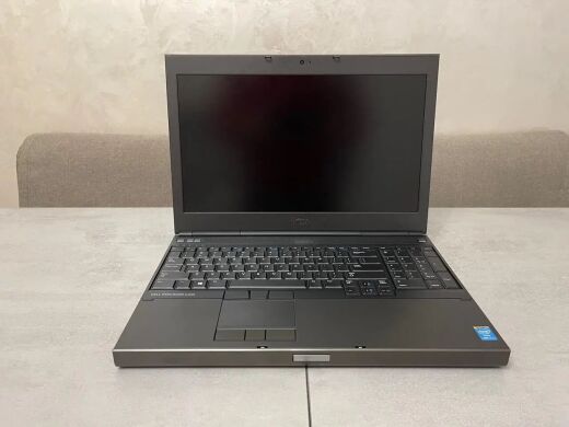 Мобильная рабочая станция Dell Precision M4800 / 15.6" (1920x1080) TN / Intel Core i7-4810MQ (4 (8) ядра по 2.8 - 3.8 GHz) / 16 GB DDR3 / 240 GB SSD + 500 GB HDD / AMD FirePro M5100, 2 GB GDDR5, 128-bit / WebCam