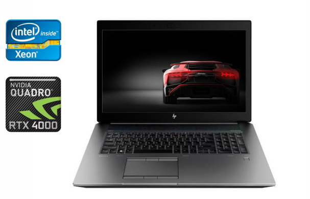 Мобільна робоча станція HP Zbook 17 G6 / 17.3" (1920x1080) IPS / Intel Xeon E-2286M (8 (16) ядер по 2.4 - 5.0 GHz) / 32 GB DDR4 / 512 GB SSD / nVidia Quadro RTX 4000, 8 GB GDDR6, 256-bit / WebCam / TouchID