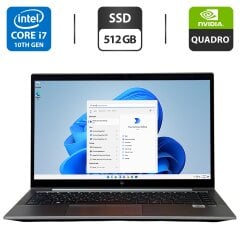 Мобільна рабоча станція HP ZBook Firefly 15 G7 / 15.6" (1920x1080) IPS / Intel Core i7-10610U (4 (8) ядра по 1.8 - 4.9 GHz) / 16 GB DDR4 / 512 GB SSD M.2 / nVidia Quadro P520, 4 GB GDDR5, 64-bit / WebCam / Windows 11 Pro