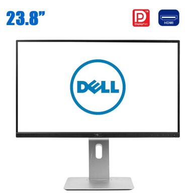 Монітор Dell UltraSharp U2414HB / 23.8" (1920x1080) IPS / HDMI, USB 3.0, DisplayPort, Audio / VESA 100x100 