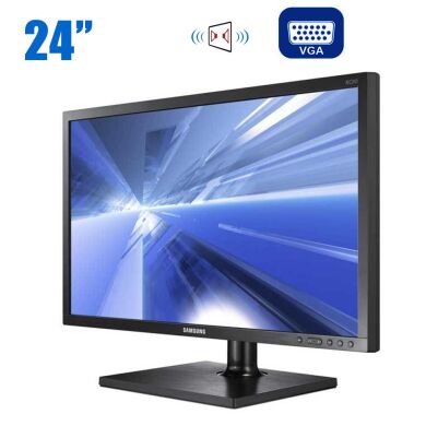 Монитор Samsung NC241 / 24" (1920x1080) TN / VGA / VESA 100x100 / Встроенные колонки 2x 1W 