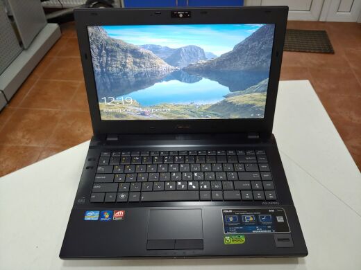 Ноутбук Asus B43S-XH51 / 14" (1024X768) TN LED / Intel Core i5-2520M (2 (4) ядра по 2.5 - 3.2 GHz) / 4 GB DDR3 / 500 GB HDD / 16 GB DDR3 / AMD Radeon HD 7400M 1 GB / WebCam / DVD-RW / Fingerprint