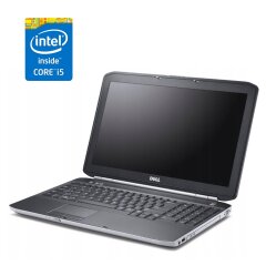 Ноутбук Б-клас Dell Latitude E5520 / 15.6" (1366x768) TN / Intel Core i5-2520M (2 (4) ядра по 2.5 - 3.2 GHz) / 4 GB DDR3 / 240 GB SSD / Intel HD Graphics 3000 / WebCam
