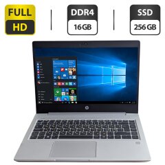 Ноутбук Б-класс HP ProBook 440 G7 / 14" (1920x1080) IPS / Intel Core i3-10110U (2 (4) ядра по 2.1 - 4.1 GHz) / 16 GB DDR4 / 256 GB SSD / Intel UHD Graphics / WebCam