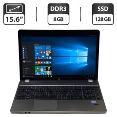 Ноутбук Б-клас HP ProBook 4530s / 15.6" (1366x768) TN / Intel Core i3-2310M (2 (4) ядра по 2.1 GHz) / 8 GB DDR3 / 128 GB SSD / Intel HD Graphics 3000 / WebCam / Windows 10 Pro