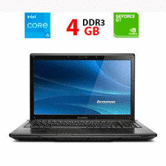 Ноутбук Б-класс Lenovo G560 / 15.6" (1366x768) TN / Intel Core i5-480M (2 (4) ядра по 2.66 - 2.93 GHz) / 4 GB DDR3 / 640 GB HDD / nVidia GeForce 310M, 1 GB GDDR3, 64-bit