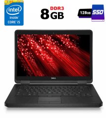 Ноутбук Dell Latitude E5440 / 14" (1366x768) TN / Intel Core i5-4200U (2 (4) ядра по 1.6 - 2.6 GHz) / 8 GB DDR3 / 128 GB SSD / Intel HD Graphics 4400 / WebCam / HDMI