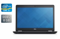 Ноутбук Dell Latitude E5470 / 14" (1366x768) TN / Intel Core i3-6100U (2 (4) ядра по 2.3 GHz) / 8 GB DDR4 / 256 GB SSD / Intel HD Graphics 520 / WebCam / HDMI / Windows 10