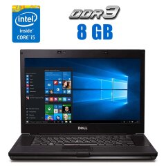 Ноутбук Б-класс Dell Latitude E6510 / 15.6" (1366x768) TN / Intel Core i5-520M (2 (4) ядра по 2.4 - 2.93 GHz) / 8 GB DDR3 / 128 GB SSD + 500 GB SSD / Intel HD Graphics / WebCam / Windows 7 Pro