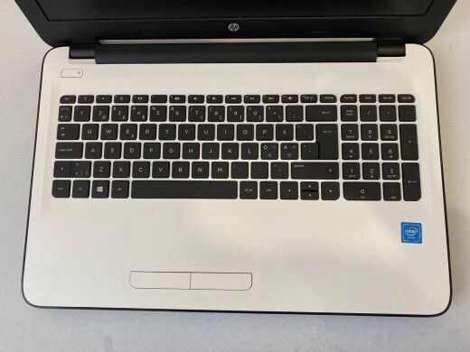 Ноутбук HP 15-ac185no / 15.6" (1920x1080) TN / Intel Celeron N3050 (2 ядра по 1.6 - 2.16 GHz) / 8 GB DDR3 / 1000 GB HDD / Intel HD Graphics / WebCam / DVD-RW
