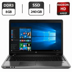 Ноутбук HP ProBook 4740s / 17.3" (1600x900) TN / Intel Core i5-3230M (2 (4) ядра по 2.6 - 3.2 GHz) / 8 GB DDR3 / 240 GB SSD / AMD Radeon HD 7650M, 1 GB GDDR3, 128-bit / WebCam / DVD-ROM / HDMІ
