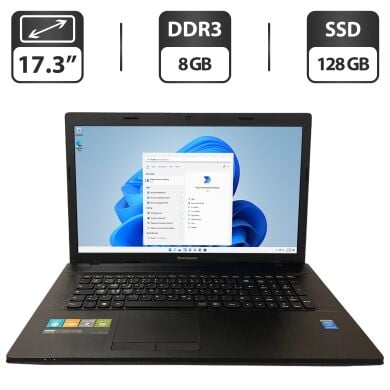 Ноутбук Lenovo Ginkgo 7A1 / 17.3" (1600x900) TN / Intel Pentium 3550M (2 ядра по 2.3 GHz) / 8 GB DDR3 / 128 GB SSD / Intel HD Graphics / WebCam