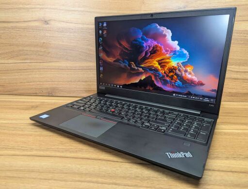 Ноутбук Lenovo ThinkPad E590 / 15.6" (1920x1080) IPS / Intel Core i5-8265U (4 (8) ядра по 1.6 - 3.9 GHz) / 16 GB DDR4 / 480 GB SSD / Intel UHD Graphics / WebCam / TouchID / Windows 10