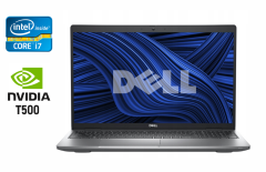 Ноутбук робоча станція Dell Precision 3560 / 15.6" (1920x1080) IPS / Intel Core i7-1185G7 (4 (8) ядра по 3.0 - 4.8 GHz) / 32 GB DDR4 / 512 GB SSD / nVidia T500, 2 GB GDDR6, 64-bit / WebCam / HDMI / Windows 10