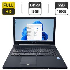 Ноутбук Terra Mobile 1542K / 15.6" (1920x1080) TN / Intel Core i7-7700T (4 (8) ядра по 2.9 - 3.8 GHz) / 16 GB DDR3 / 480 GB SSD / Intel HD Graphics 630 / WebCam / DVD-ROM / Windows 11 Pro